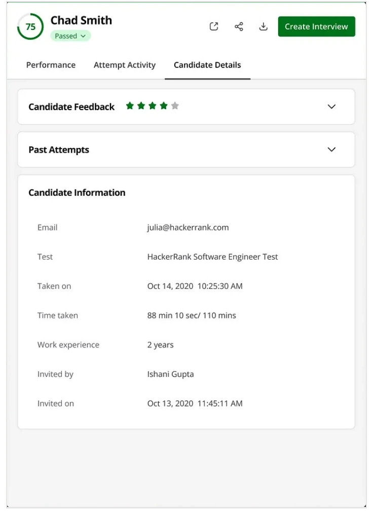 Screen from the Reimagining the Candidate Report case study.
