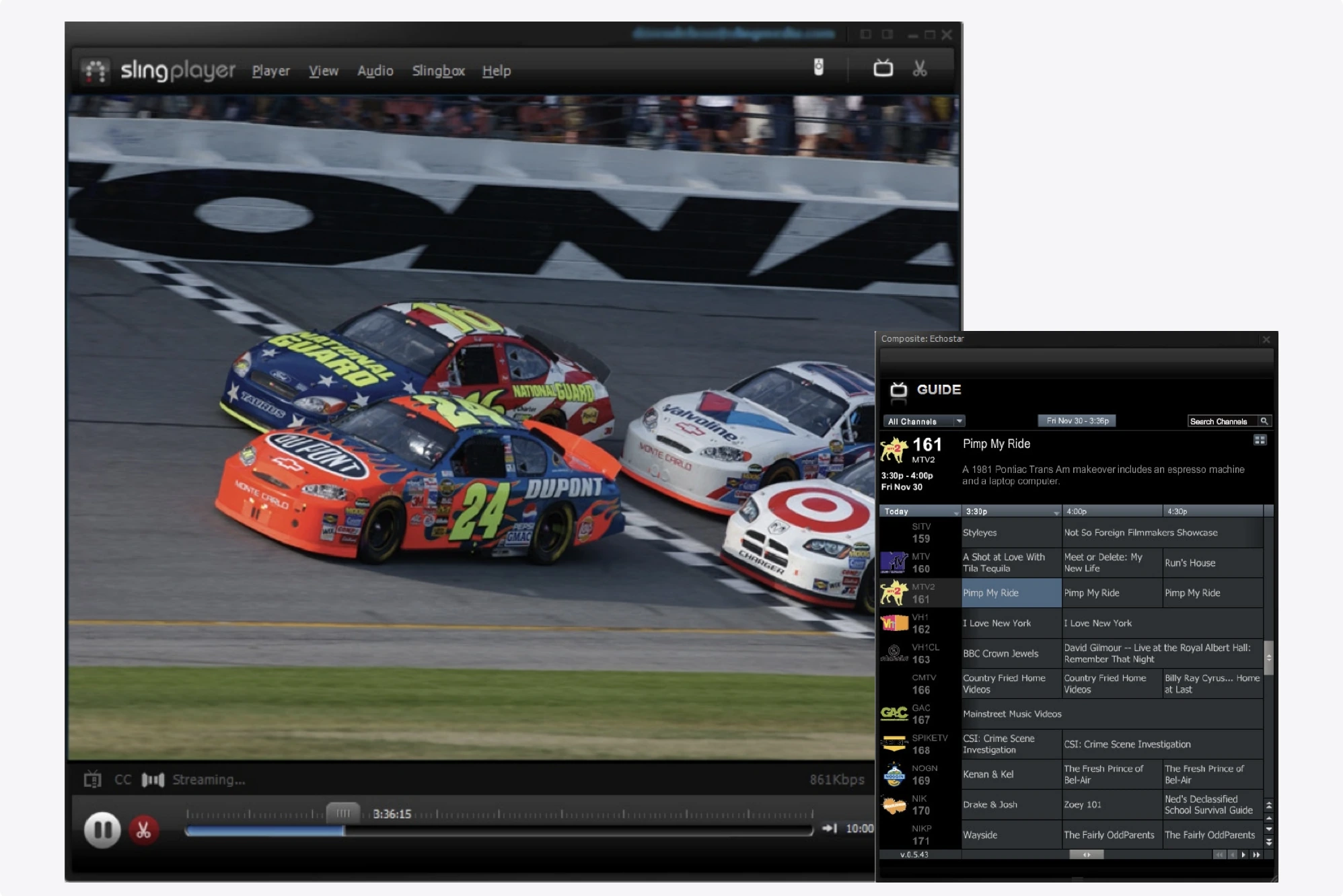 Sling Player — Designed a seamless live TV and on-demand streaming experience across devices.