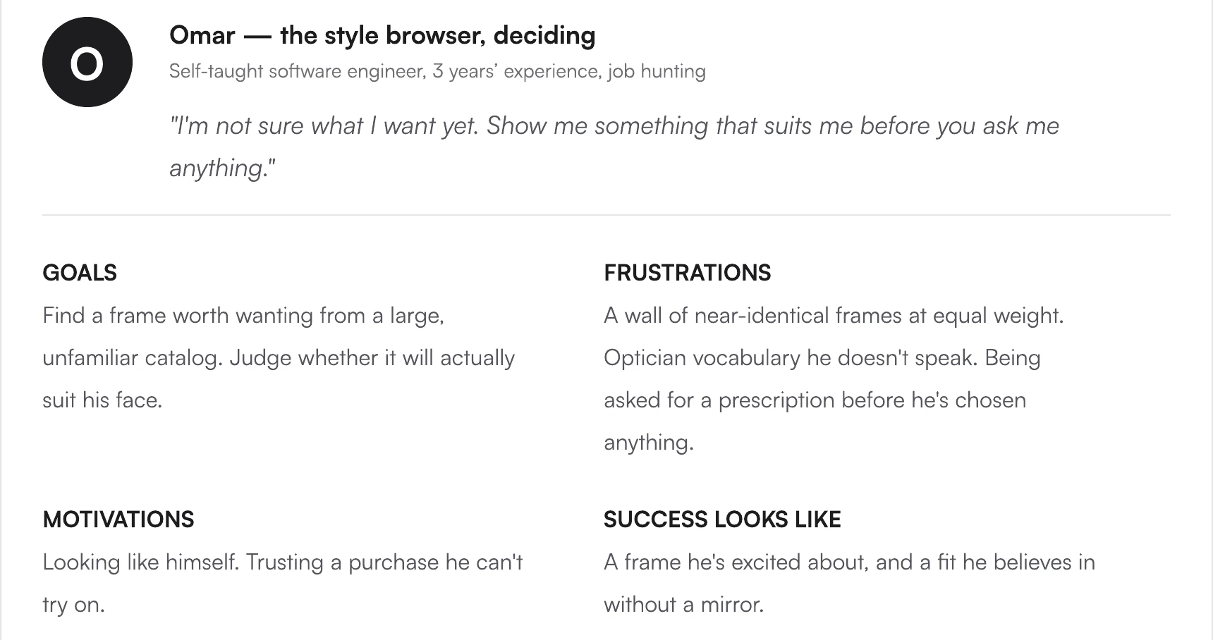 Screen from the From Showroom to Screen case study.