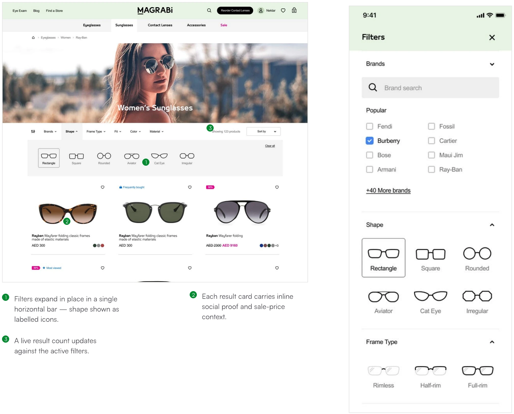 Screen from the From Showroom to Screen case study.