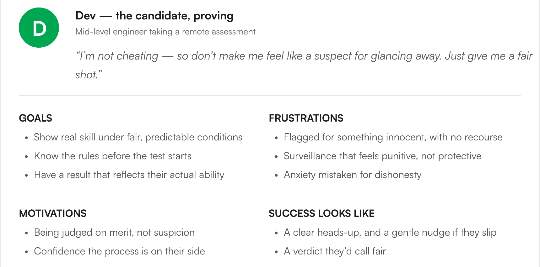 Screen from the Strengthening Proctor Mode Integrity case study.