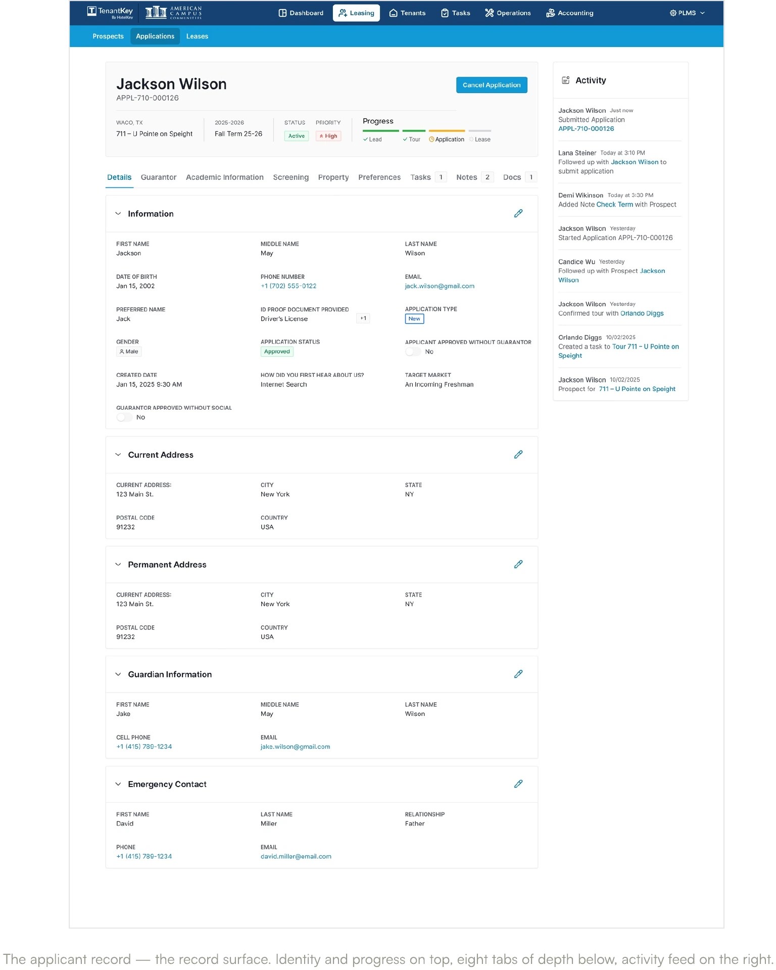 Screen from the TenantKey case study.