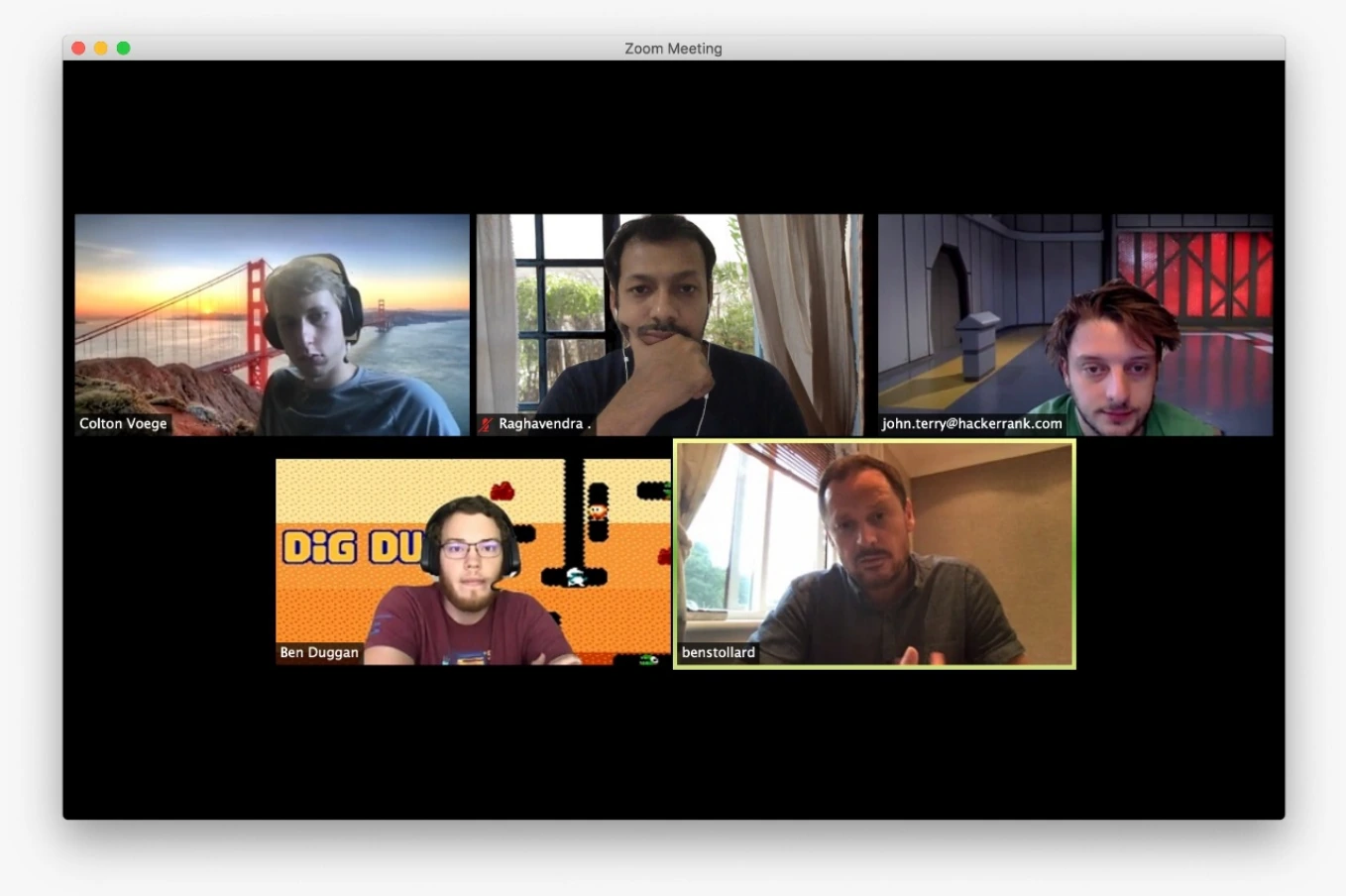 Screen from the HackerRank Virtual Career Fair case study.