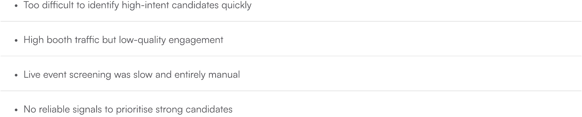 Screen from the HackerRank Virtual Career Fair case study.
