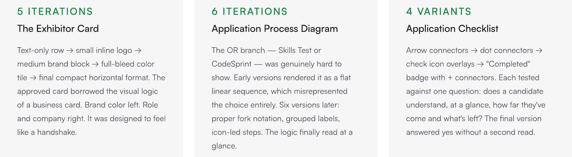 Screen from the HackerRank Virtual Career Fair case study.