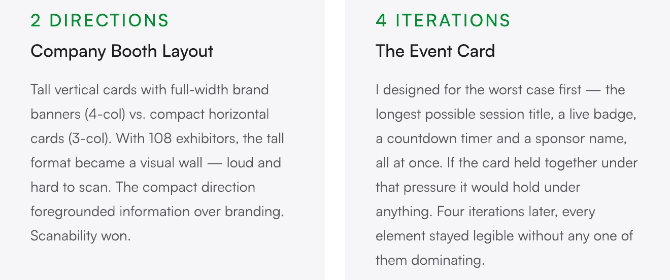 Screen from the HackerRank Virtual Career Fair case study.