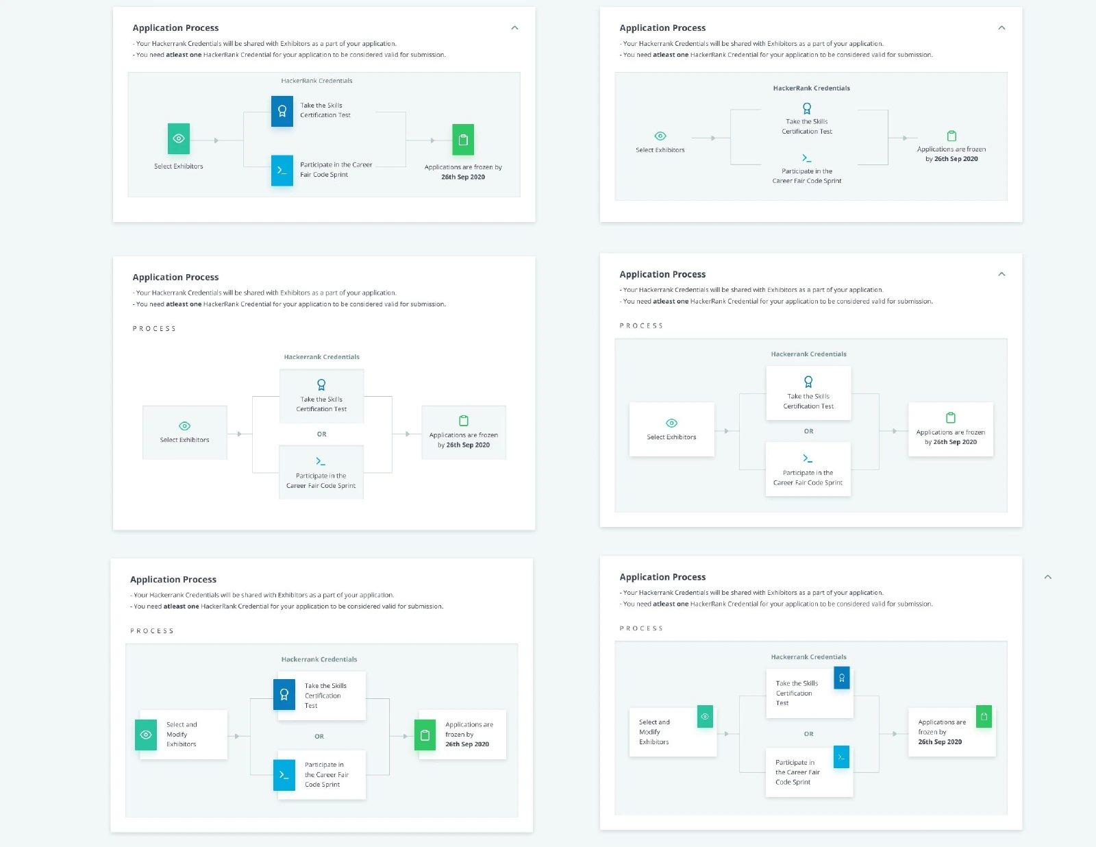 Screen from the HackerRank Virtual Career Fair case study.