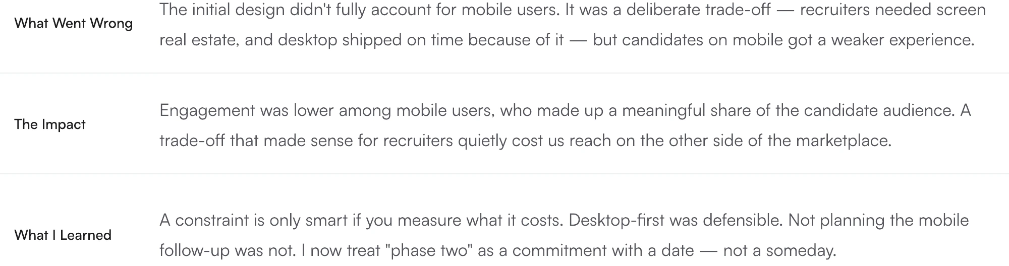 Screen from the HackerRank Virtual Career Fair case study.